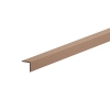 Colțar compozit WPC NORDECK Skogline Teak 220 × 4,8 × 4,8 cm