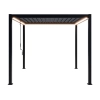 Pergolă de grădină pentru terasă din aluminiu NORDVIC Skyline LED Light 3 x 3 m Antracit