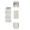 Set de relaxare din aluminiu BELLANTI Pienza pentru 5 persoane + măsuță | Bej