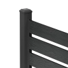Șipcă compozită cu structură de lemn, NORDECK Hageline, Antracit 150 x 20 x 1500 mm