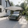 Copertină adăpost auto NORDVIC Frej 3x5 - 302 x 508 x 230 cm cu policarbonat 6 mm, Cold Grey