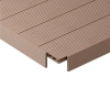 Plintă de mascare plată reversibilă WPC NORDECK Skogline Teak 220 × 8 × 1 cm