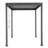 Pergolă de balcon/grădină MIRADOR 80 Solid 3 x 2 m Antracit