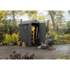 Căsuță pentru unelte Darwin 4x6 gri cu podea 125,8x184,5 cm, Keter