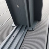 Uși glisante cu jaluzele 3x92 cm din aluminiu pentru pergola Skyline Nordvic 3 m