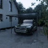 Copertină auto de garaj NORDVIC Njord 3x5 - 313 x 502 x 205 cm cu policarbonat 6 mm, Cold Grey