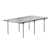 Copertină auto adăpost garaj NORDVIC Njord 3x6 - 313 x 573 x 205 cm cu policarbonat 6 mm, Cold Grey