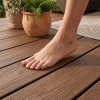 Profil plat de mascare față-verso NORDECK Dubline | Teak -  220 × 8 × 1 cm