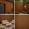 Panou de fațadă exterior Linea Outdoor T 275 x 21,9 cm | Maro