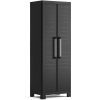 Dulap de garaj multifuncțional înalt 182 cm cu compartiment DETROIT Utility negru, KETER