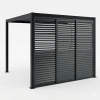 Uși glisante cu jaluzele 3x92 cm din aluminiu pentru pergola Skyline Nordvic 3 m