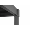 Pergolă de grădină pentru terasă MIRADOR Solid 80 - 3 x 4 m Antracit