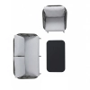 Set de relaxare din aluminiu BELLANTI Livorno 3 persoane + măsuță | Gri | Negru