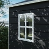 Căsuță de grădină scandinavă din material plastic NORDVIC Vidar 180 × 133 cm, Cold Grey