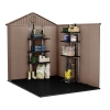 Căsuță pentru unelte Darwin 6x8 maro cu podea 190x244 cm, Keter