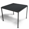 Pergolă de grădină pentru terasă MIRADOR Solid 80 - 3 x 2,4 m Antracit