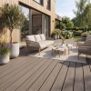 Placă de terasă compozită plină NORDECK Vintage Stejar Natural 300 × 14 × 1,9 cm