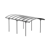 Copertină adăpost auto NORDVIC Frej 3x5 - 302 x 508 x 230 cm cu policarbonat 6 mm, Cold Grey
