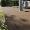 Placă de terasă compozită NORDECK Skogline Teak închis 220 × 14 × 2,5 cm