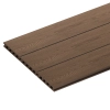 Placă de terasă compozită NORDECK Skogline Teak închis 220 × 14 × 2,5 cm