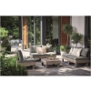 Colțar de grădină modular pentru 4 persoane cu măsuță Ashwood Green Elements, Keter