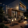 Set de relaxare din aluminiu BELLANTI Firenze pentru 2 persoane + măsuță | Antracit