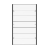 Copertină auto de garaj NORDVIC Njord 3x5 - 313 x 502 x 205 cm cu policarbonat 6 mm, Cold Grey