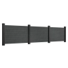 Șipcă compozită cu structură de lemn, NORDECK Hageline, Antracit 150 x 20 x 1500 mm