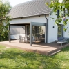 Colțar compozit WPC NORDECK Skogline Teak 220 × 4,8 × 4,8 cm