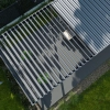 Pergolă de grădină pentru terasă din aluminiu NORDVIC Skyline LED Light 3 x 6 m Antracit