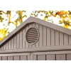 Căsuță pentru unelte Darwin 6x8 maro cu podea 190x244 cm, Keter
