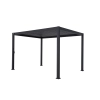 Pergolă de grădină pentru terasă MIRADOR Solid 80 - 3 x 4 m Antracit