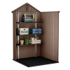 Magazie pentru unelte Darwin 4x6 maro cu podea 125,8x184,5 cm, Keter