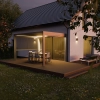 Placă de terasă compozită NORDECK Skogline Teak închis 220 × 14 × 2,5 cm