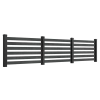 Șipcă compozită cu structură de lemn, NORDECK Hageline, Antracit 150 x 20 x 1500 mm