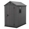 Căsuță pentru unelte Darwin 4x6 gri cu podea 125,8x184,5 cm, Keter
