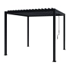 Pergolă de grădină pentru terasă din aluminiu NORDVIC Skyline 3 x 3 m Antracit
