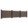 Șipcă compozită cu structură de lemn, NORDECK Hageline, Maro 150 x 20 x 1500 mm