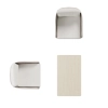 Set de relaxare din aluminiu BELLANTI Pienza pentru 2 persoane + măsuță | Bej