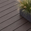 Placă de terasă compozită plină NORDECK Vintage Stejar ars 300 × 14 × 1,9 cm