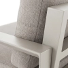 Set de relaxare din aluminiu BELLANTI Empoli pentru 7 persoane + măsuță | Bej