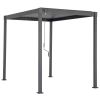 Pergolă de balcon/grădină MIRADOR 80 Solid 3 x 2 m Antracit