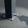 Pergolă de perete pentru terasă din aluminiu NORDVIC Skyline LED Light - 3 x 4 m Antracit