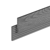 Profil de mascare plat cu două fețe WPC NORDECK Skogline Grey Oak 220 × 8 × 1 cm