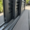 Uși glisante cu jaluzele 3x92 cm din aluminiu pentru pergola Skyline Nordvic 3 m