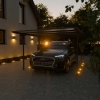 Copertină auto de garaj NORDVIC Njord 3x5 - 313 x 502 x 205 cm cu policarbonat 6 mm, Cold Grey