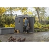 Căsuță pentru unelte Darwin 4x6 gri cu podea 125,8x184,5 cm, Keter