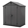 Căsuță pentru unelte Darwin 6x4 gri cu podea 190x122 cm, Keter