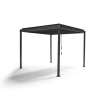 Pergolă de grădină pentru terasă MIRADOR Solid 80 - 3 x 3 m Antracit