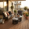 Set de relaxare din aluminiu BELLANTI Siena pentru 3 persoane + măsuță | Antracit